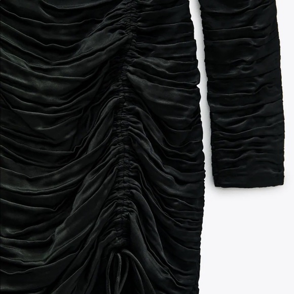 ZARA Limited Edition Satin Dress Size XS - Picture 3 of 4